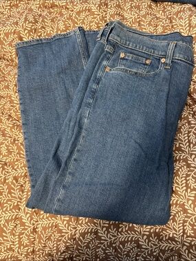 GAP High-Rise Blue Denim Jeans